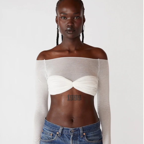 Tops - Crop orseund iris top